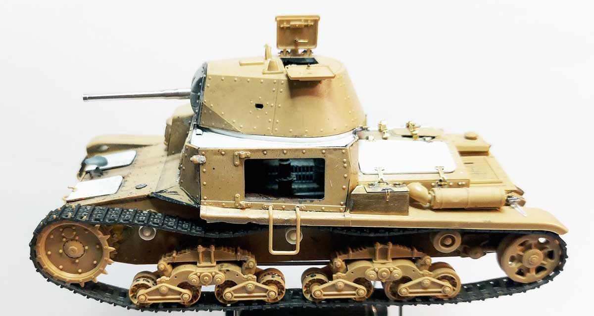 Zapomniany Czołg – Budowa modelu M14/41